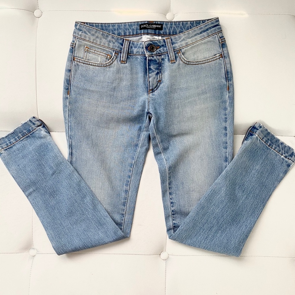 DOLCE&GABBANA Light Blue Jeans Sz 36 - Picture 3 of 6